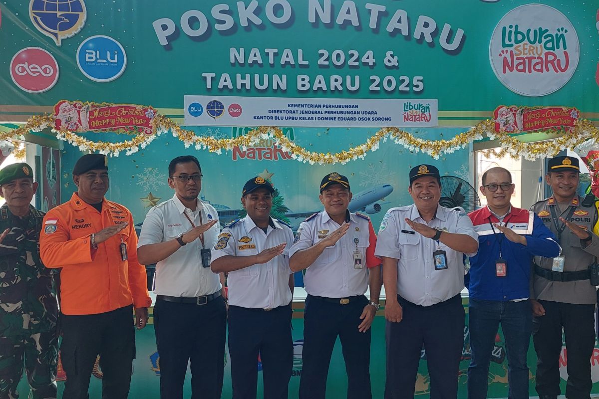 Bandara DEO Sorong buka posko terpadu arus mudik akhir tahun