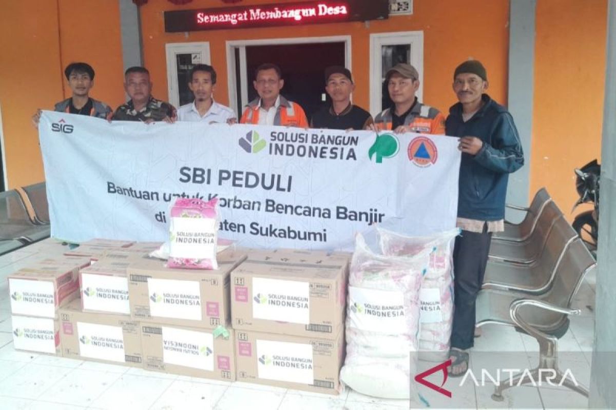 SBI salurkan bantuan untuk korban bencana Sukabumi