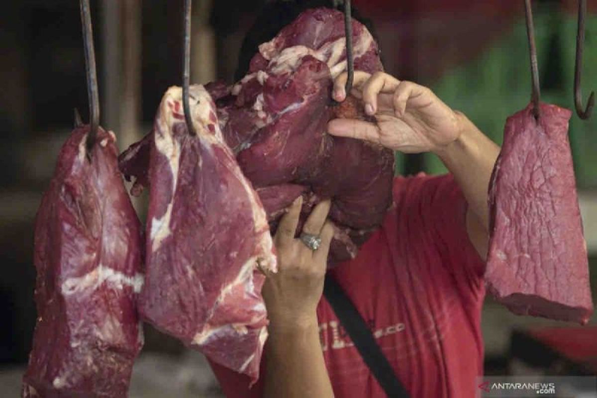 Harga pangan pada Rabu turun, daging sapi jadi Rp130.880 per kg