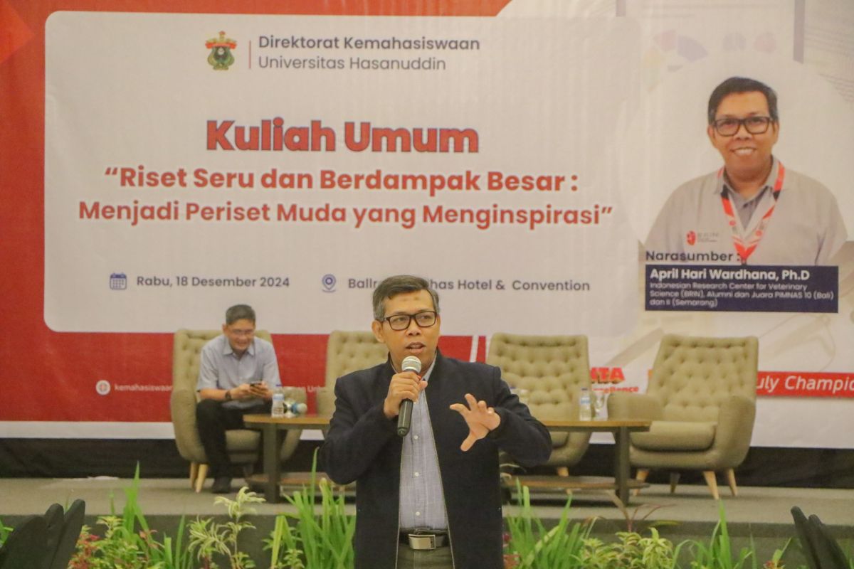 Peneliti lalat BRIN mendorong ekosistem riset bagi mahasiswa Unhas