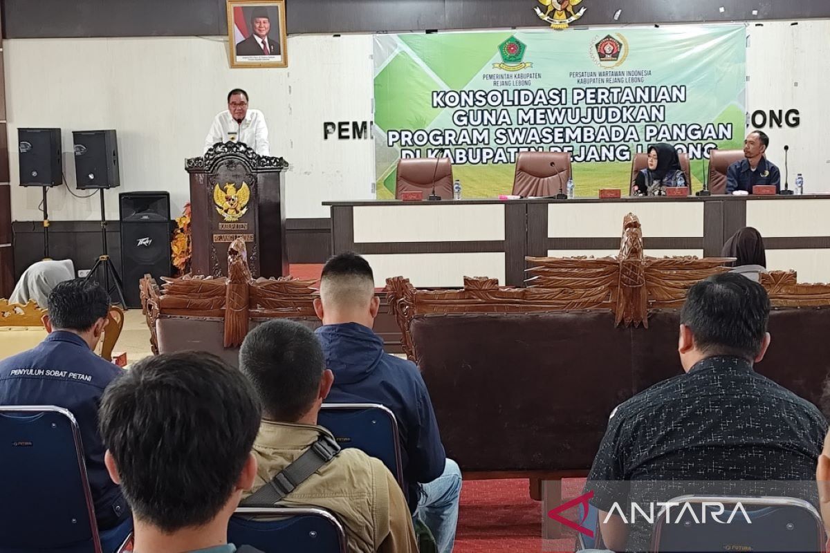 PWI Rejang Lebong gelar konsolidasi pertanian dukung swasembada pangan