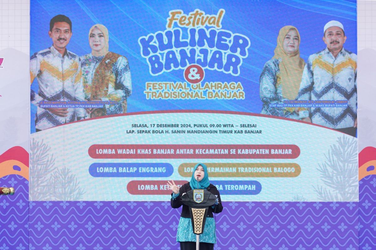 Festival kuliner dan olahraga tradisional Banjar edukasi masyarakat