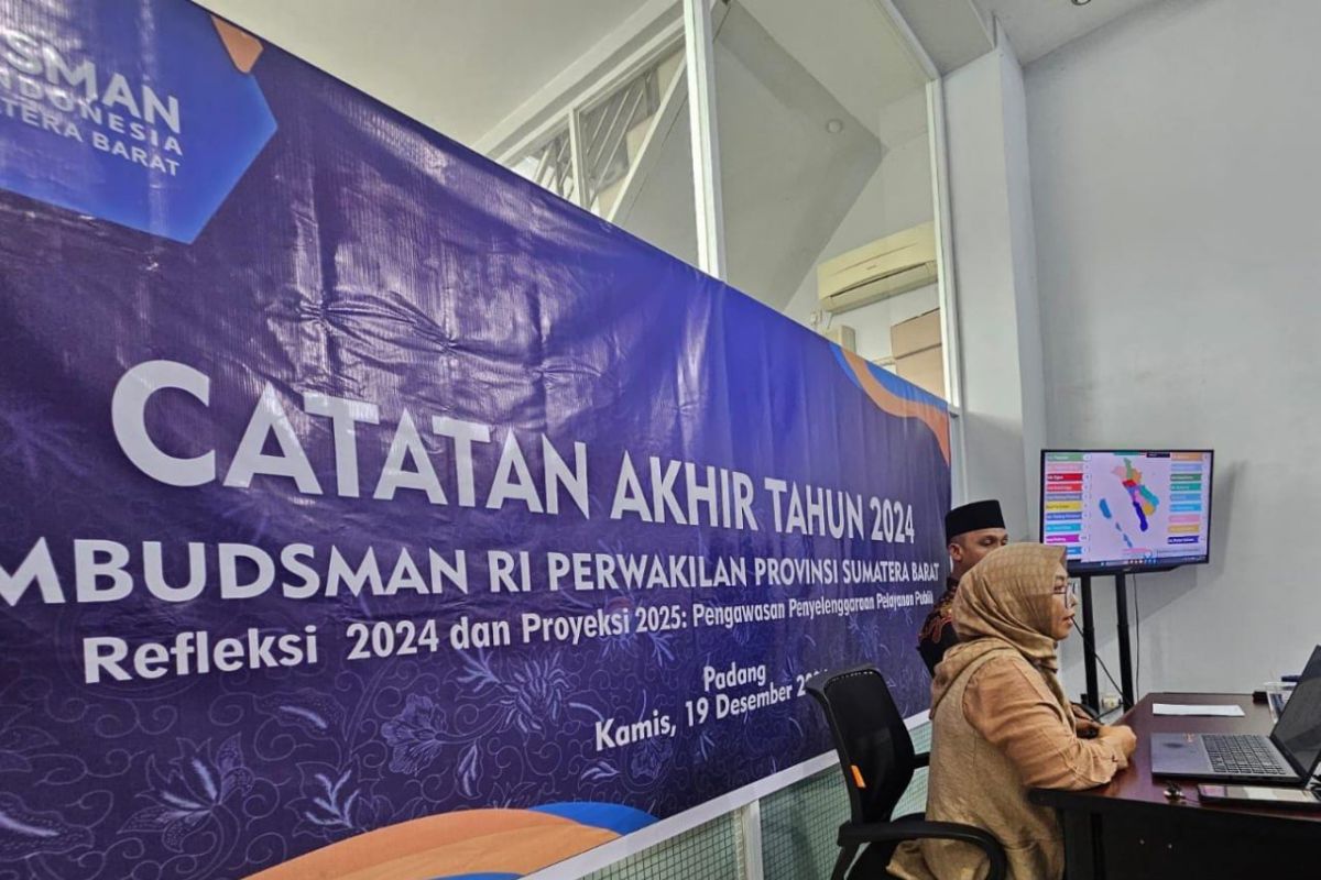 Kesadaran masyarakat Sumbar terkait peran Ombudsman naik sejak 2021