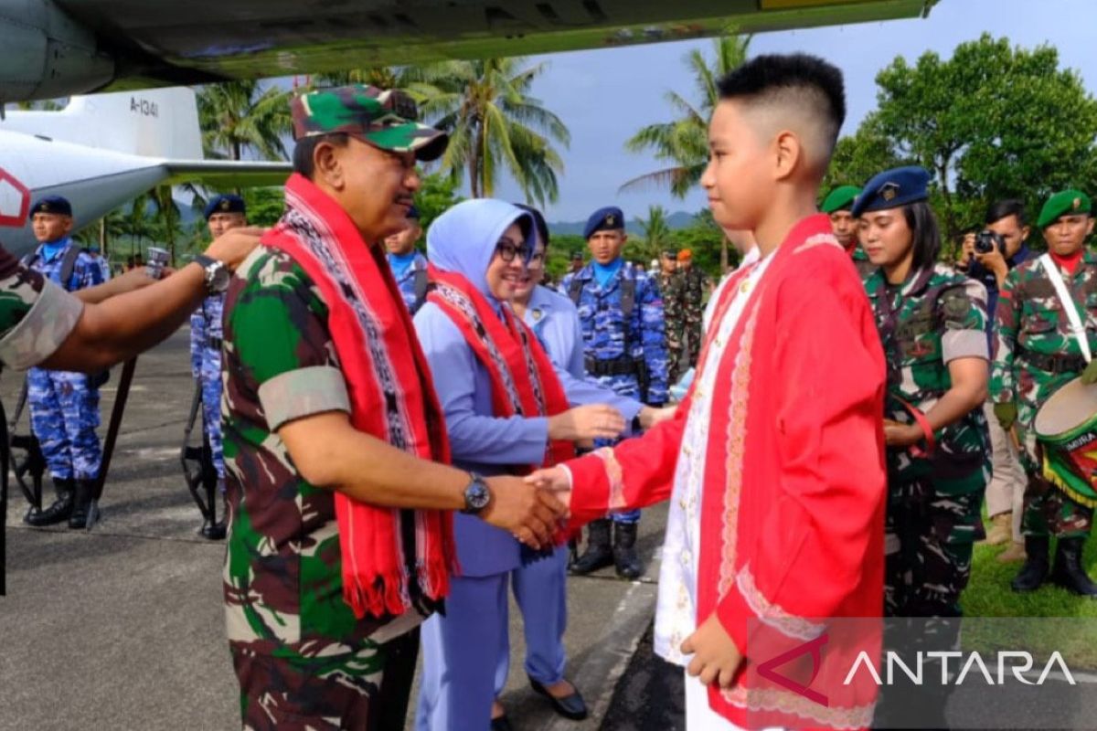 Lakukan kunjungan, Pangkoopsudnas tinjau program ketahanan pangan Lanud Pattimura Ambon