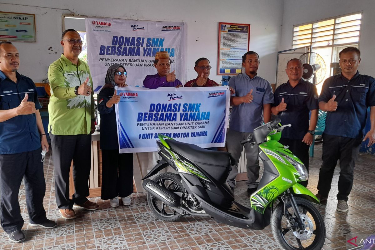 Yamaha Gorontalo berpartisipasi tingkatkan kualitas pendidikan siswa SMK