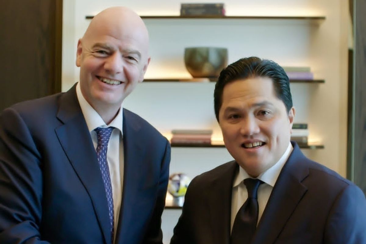 Erick Thohir beberkan hasil transformasi sepak bola Indonesia ke FIFA