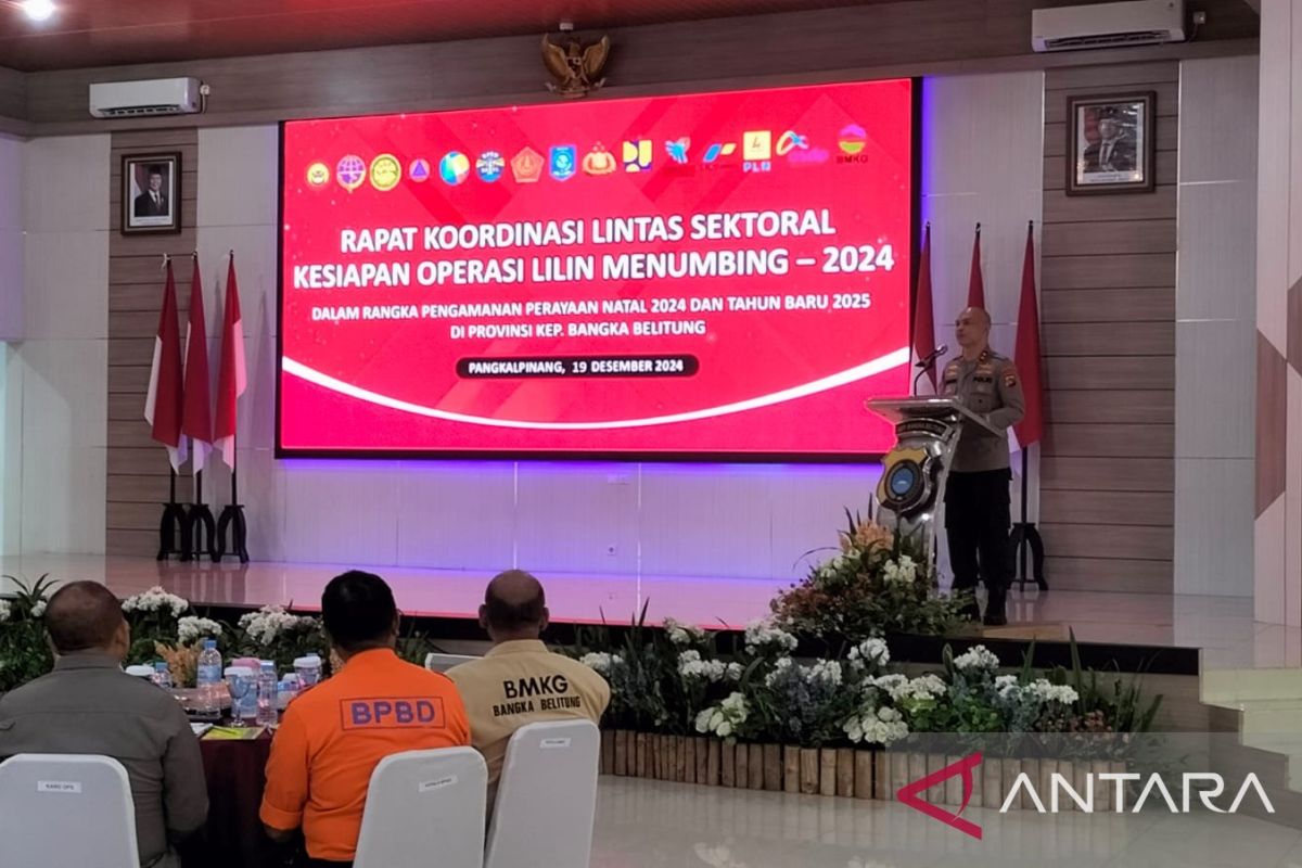 Polda Babel gelar rakor pengamanan Nataru 2025