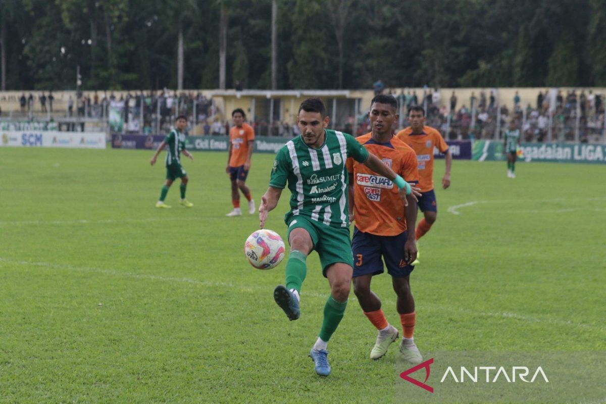 PSMS hanya mampu bermain imbang 1-1 lawan Dejan FC 1-1