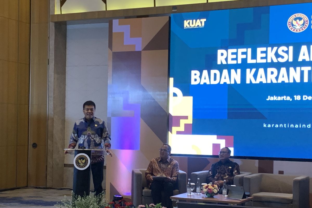 Barantin jaga  kedaulatan Indonesia di mata dunia  melalui karantina