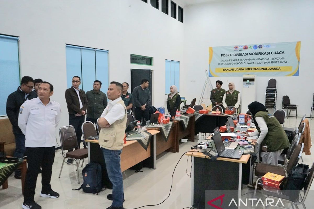 BPBD Jatim mulai lakukan operasi modifikasi cuaca