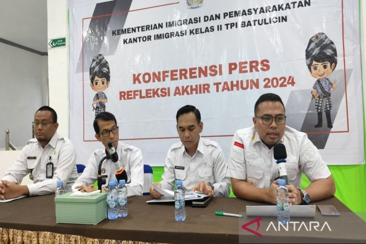 Imigrasi Batulicin sampaikan hasil kinerja selama periode 2024