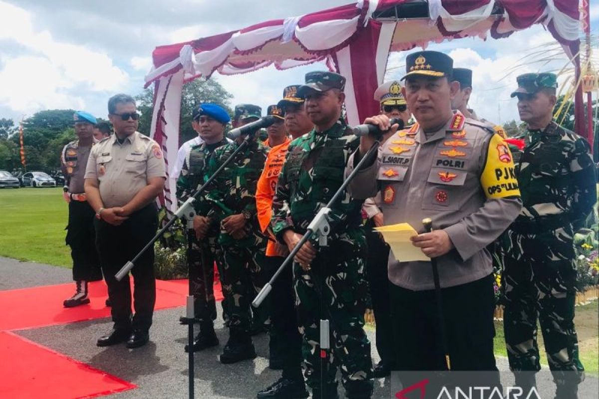 Kapolri:  Sebanyak 141.605 personel gabungan disiagakan untuk pengamanan Nataru