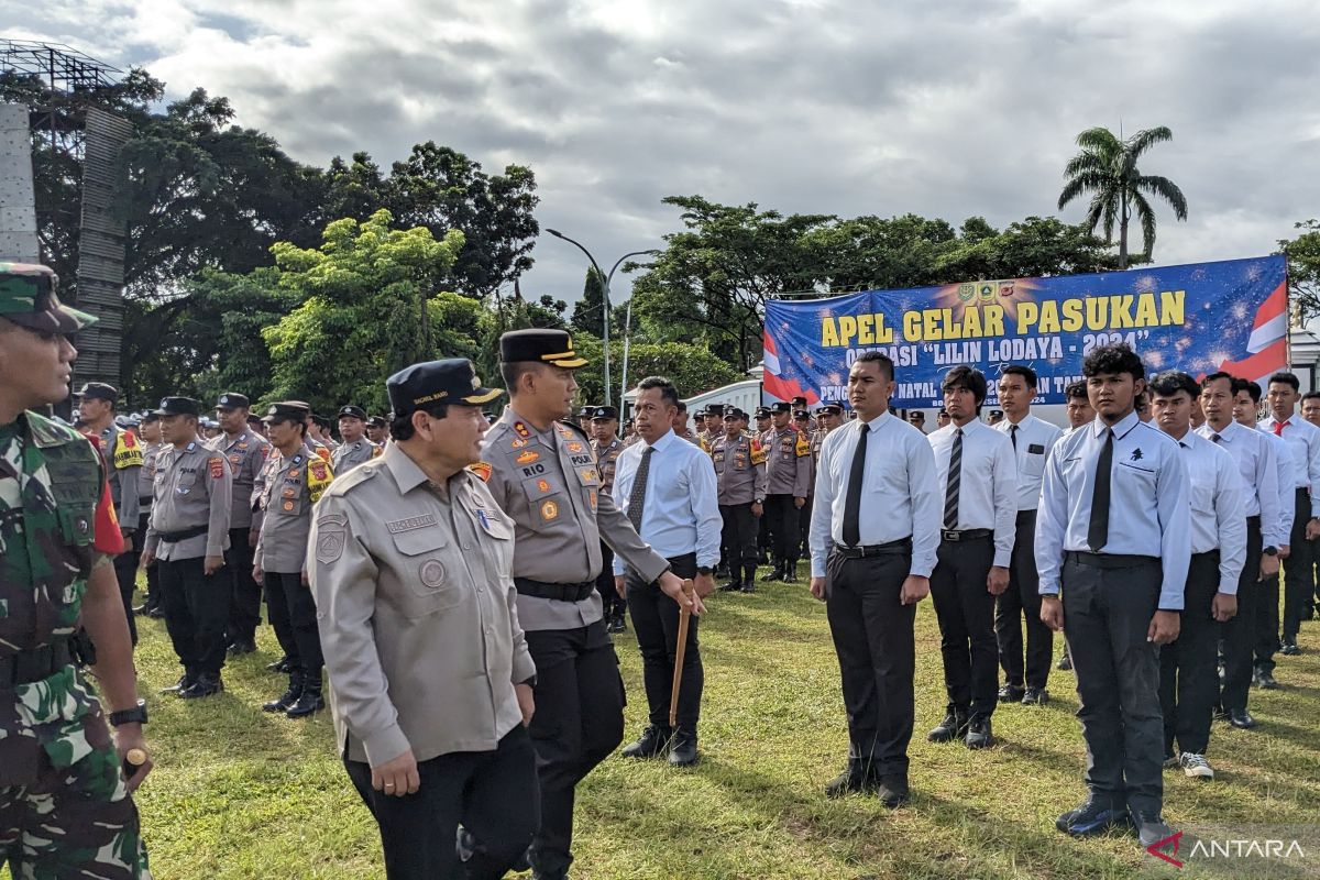 7.500 personel gabungan amankan Nataru di Bogor