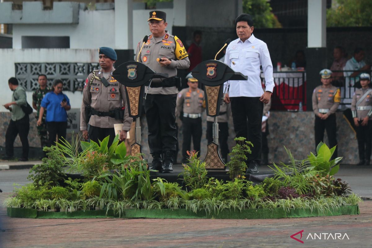 Pemprov Maluku siapkan 6.700 personel gabungan untuk pengamanan Natal 2024