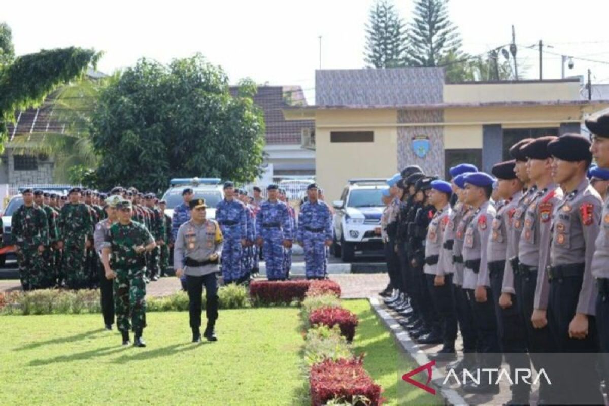 Polda Sulut gelar apel Operasi Lilin 2024 untuk pengamanan Natal - Tahun Baru