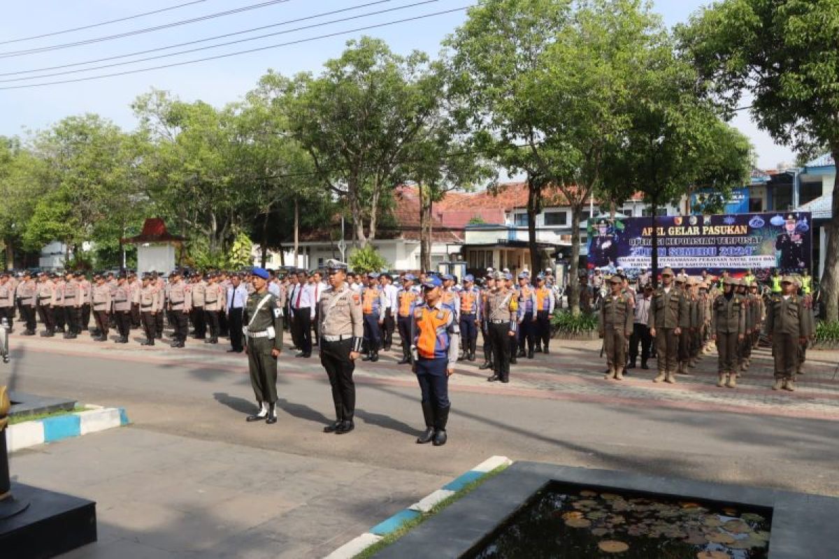 Polres Tulungagung aktifkan tujuh pos pelayanan dan pengamanan Natal dan Tahun Baru