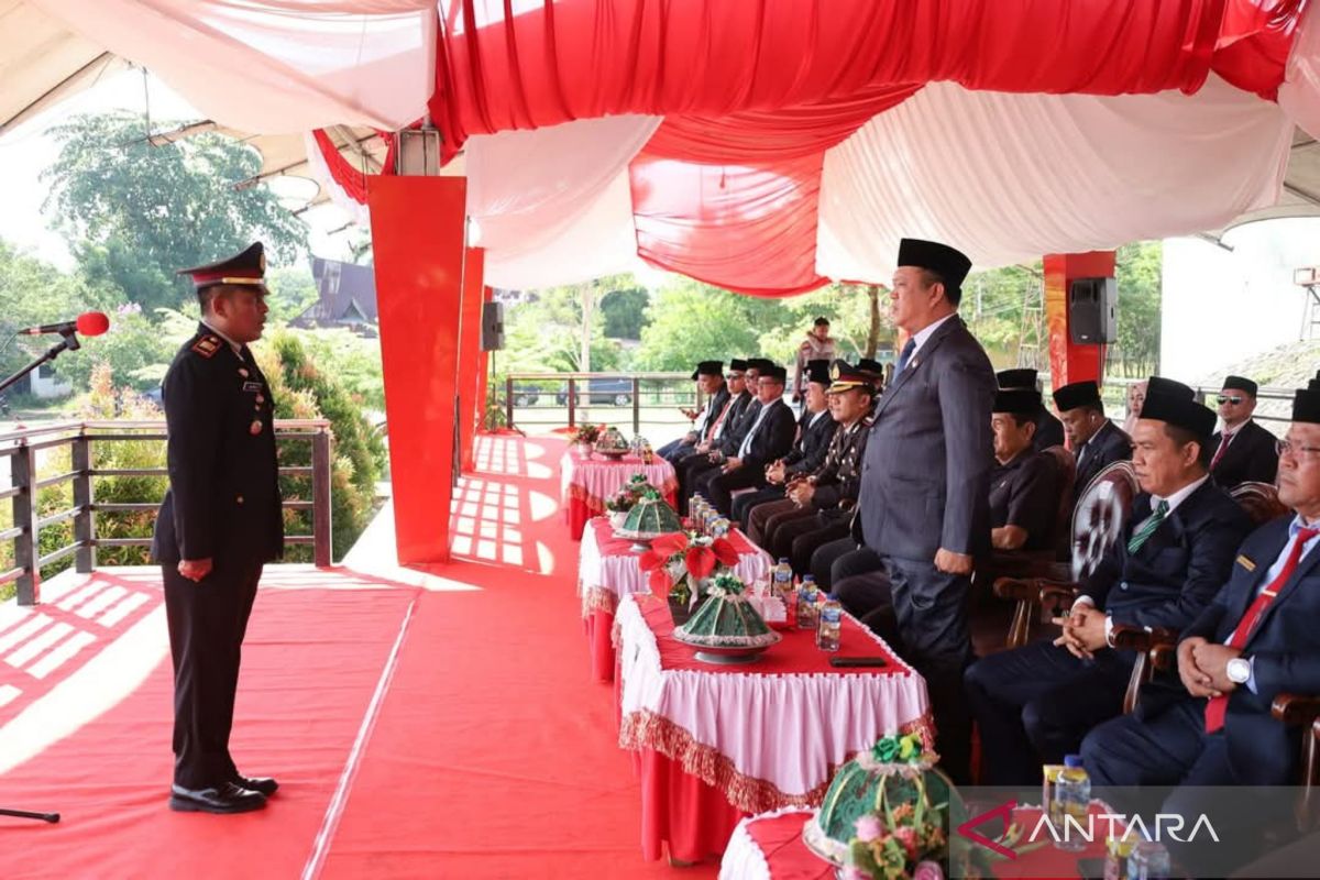 Bupati Konawe Utara Ruksamin pimpin upacara Hari Bela Negara ke-76