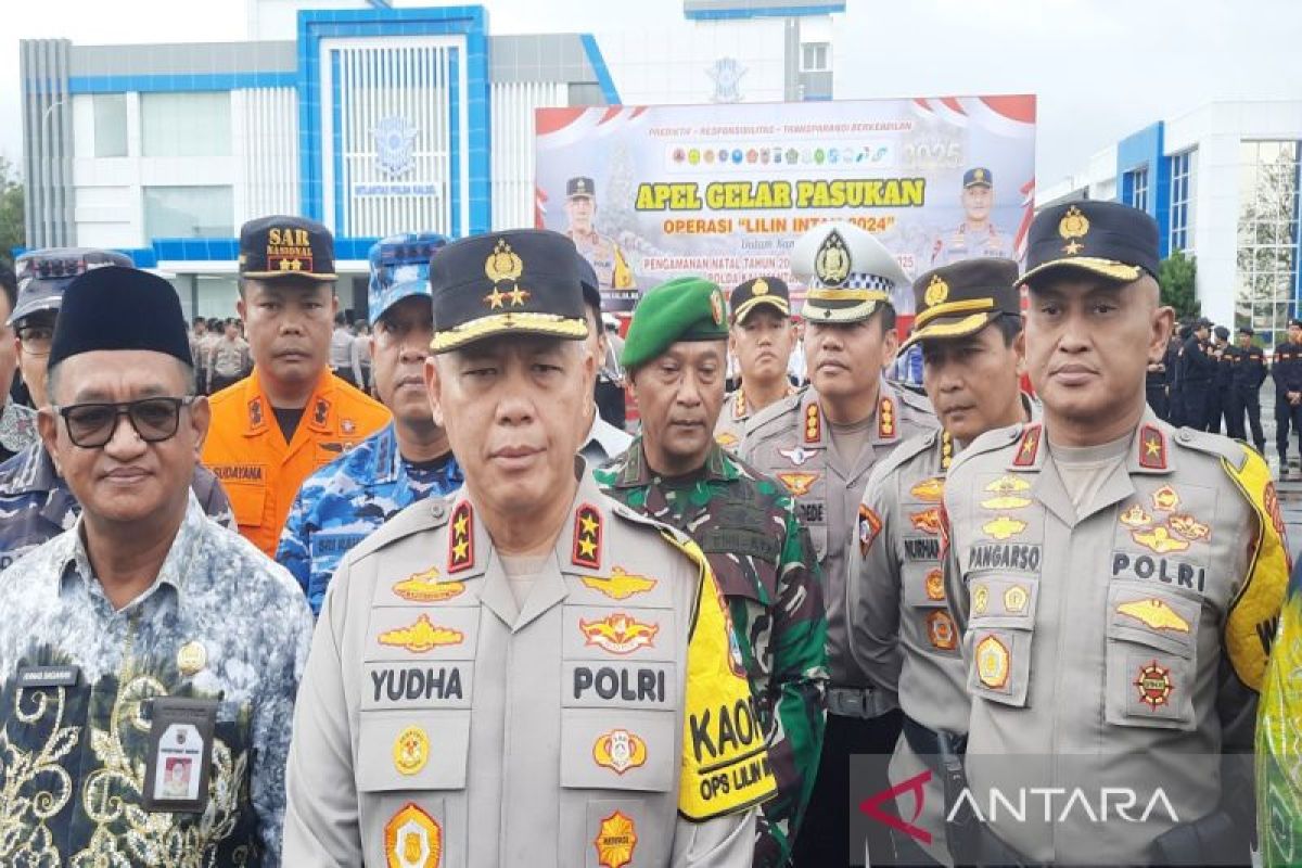 2.466 personel gabungan kawal libur akhir tahun masyarakat di Kalsel