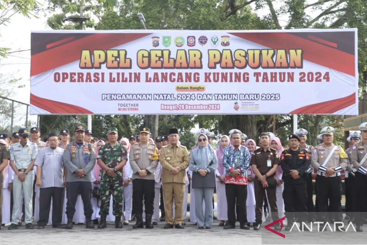 Polres Inhu gelar apel pasukan jelang akhir tahun