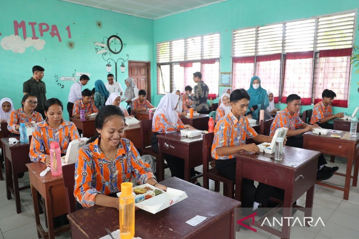 Libatkan 1.000 pelajar, PTPN jadi BUMN pertama simulasikan program makan gratis di Riau