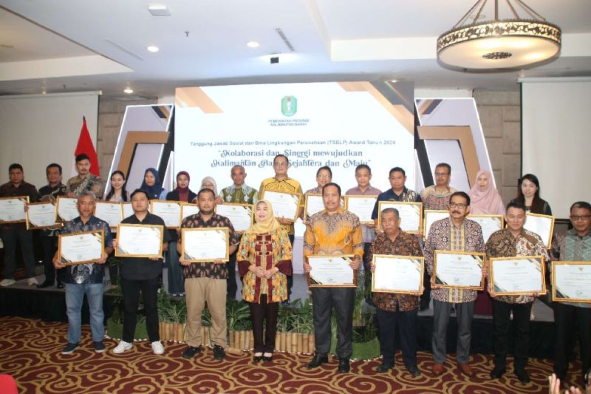 PTPN IV Region V terima anugerah TSBLP Award Prov Kalbar 2024