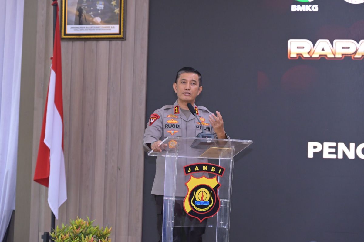 Polda Jambi rapat koordinasi pengamanan Natal dan Tahun Baru