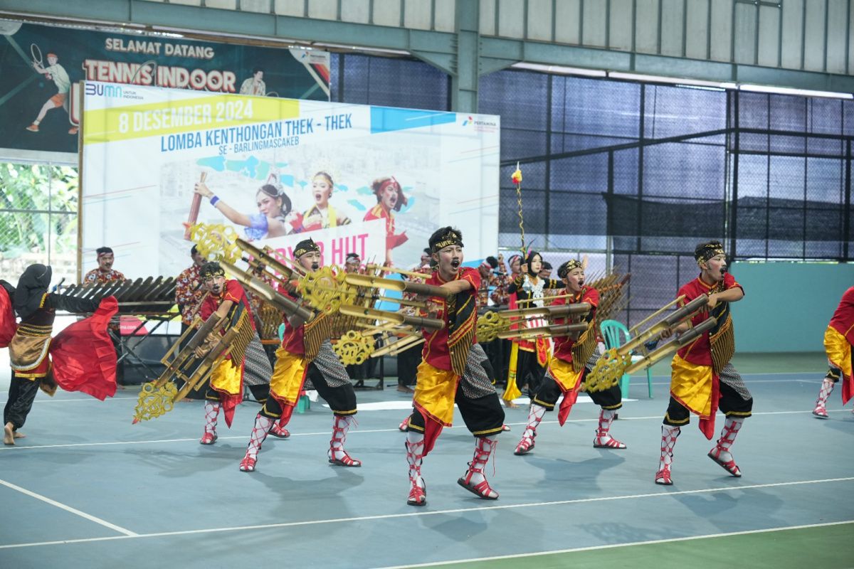 Kilang Pertamina Cilacap lestarikan seni budaya lokal melalui Lomba Kenthongan Thek-Thek