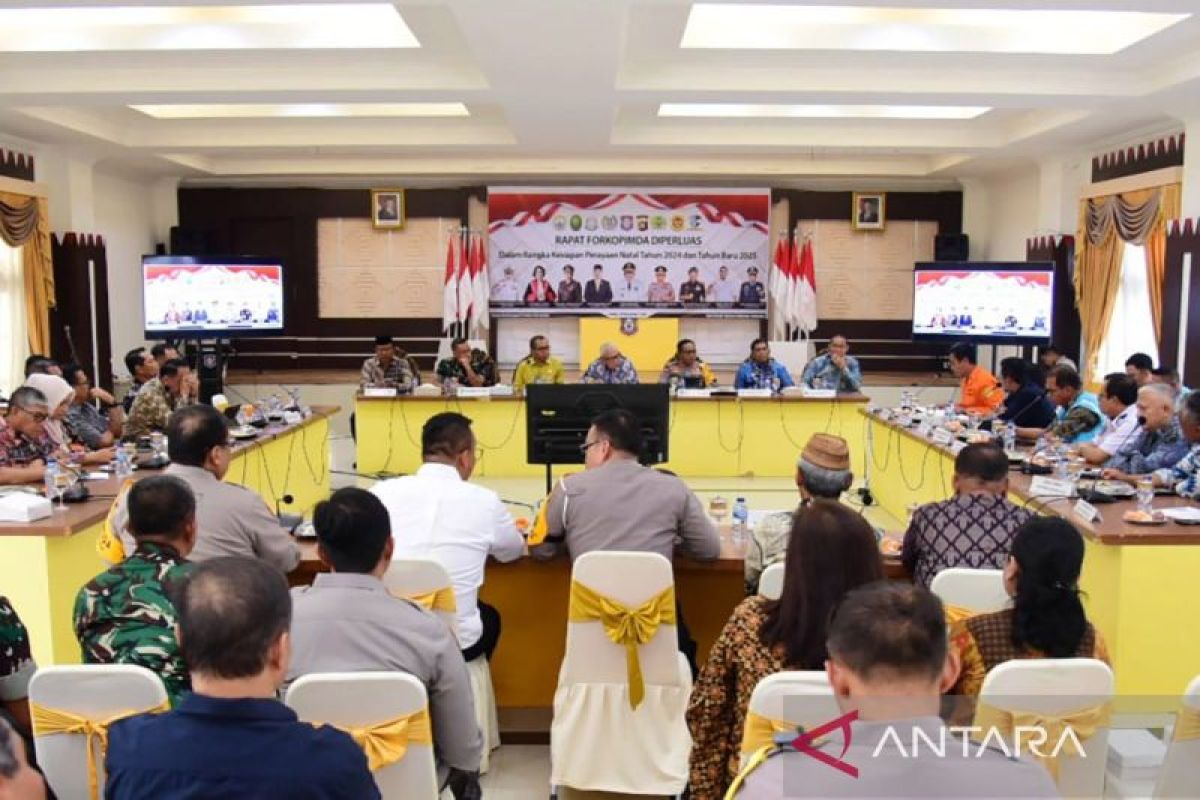 Forkopimda Gorontalo lakukan persiapan hadapi Natal dan tahun baru