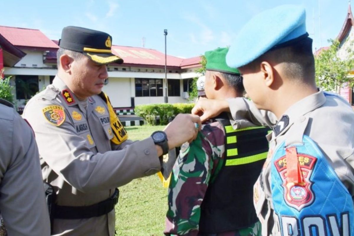 Polres Agam dirikan pos pengamanan Natal-tahun baru di lokasi strategis