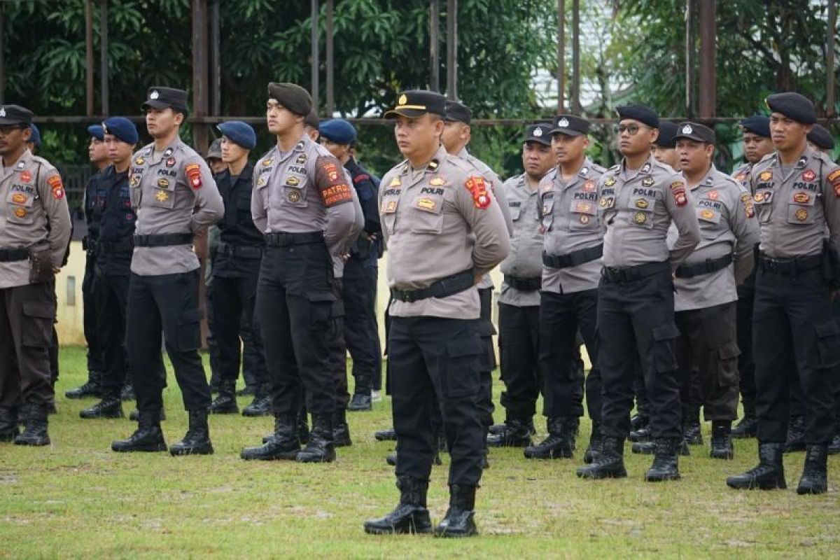 Polres Singkawang kerahkan 100 personel gabungan amankan Natal dan Tahun Baru