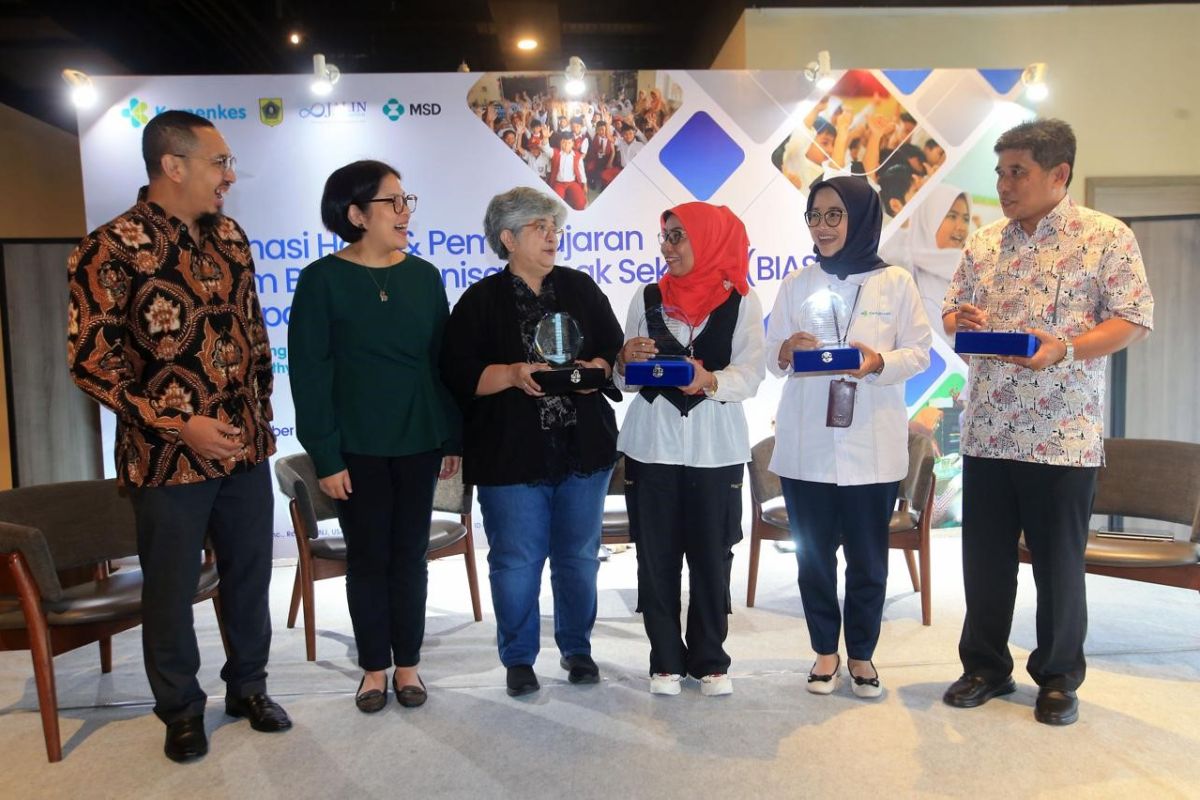 MSD Indonesia hibah 100.000 dolar AS dukung program imunisasi berbasis sekolah tidak terlayani