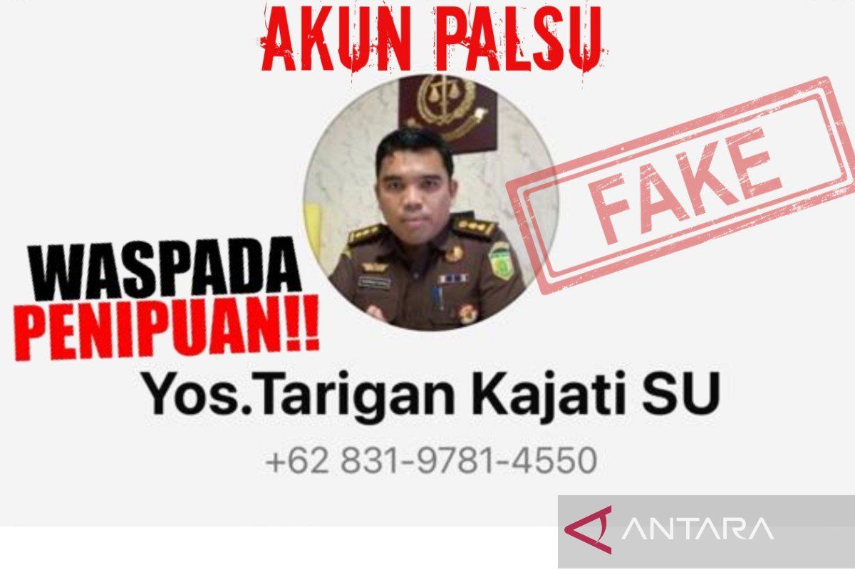 Masyarakat diminta waspadai akun WhatsApp catut nama Koordinator Kejati Sumut