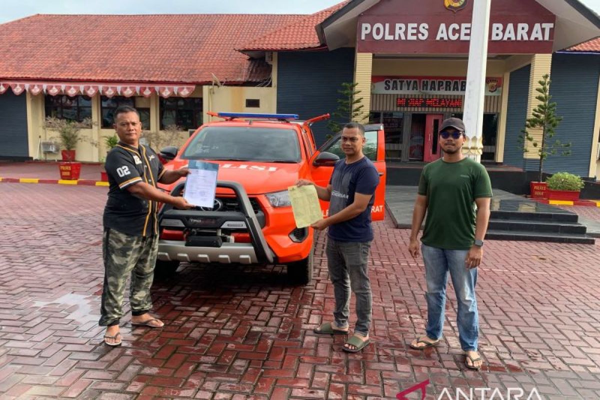 Polres Aceh Barat terima kendaraan dinas inafis, perkuat layanan hukum