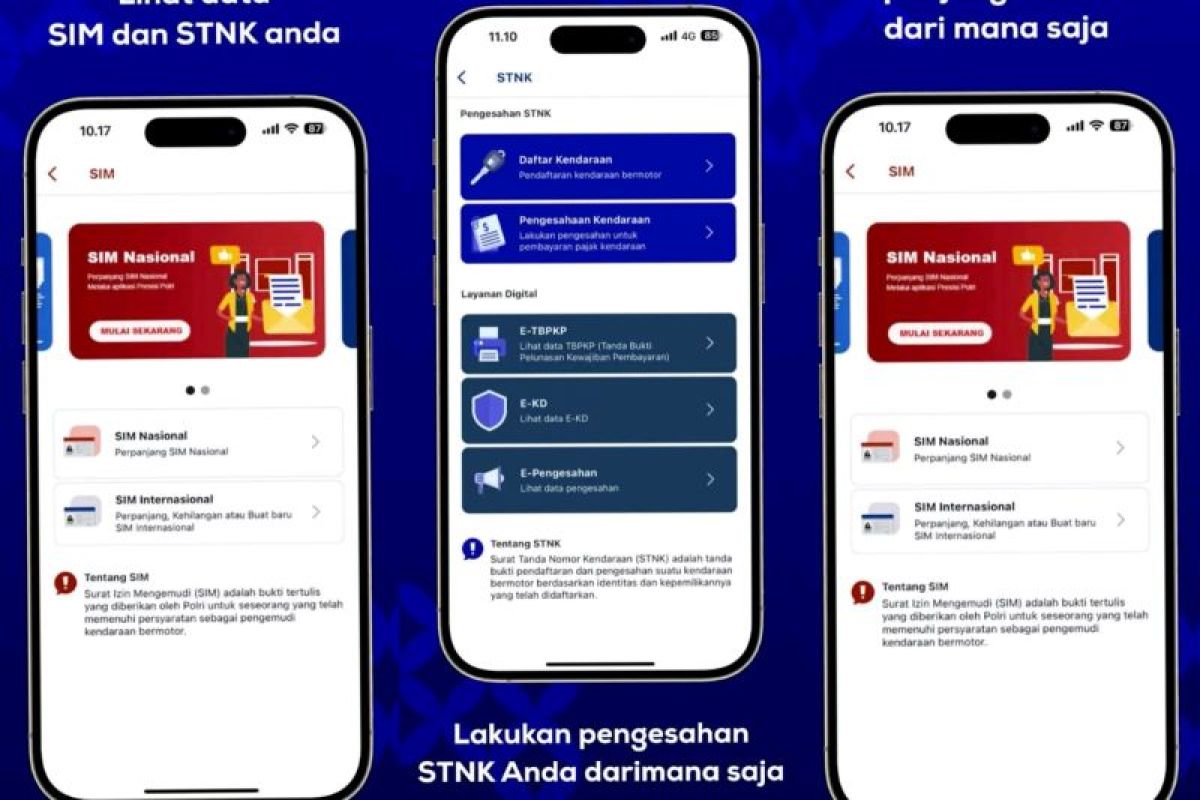 Cara perpanjang SIM lewat Polri Super App