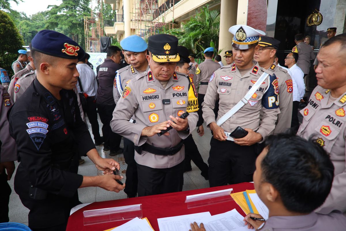 Wakapolda Banten minta personel bertanggung jawab saat gunakan senjata api