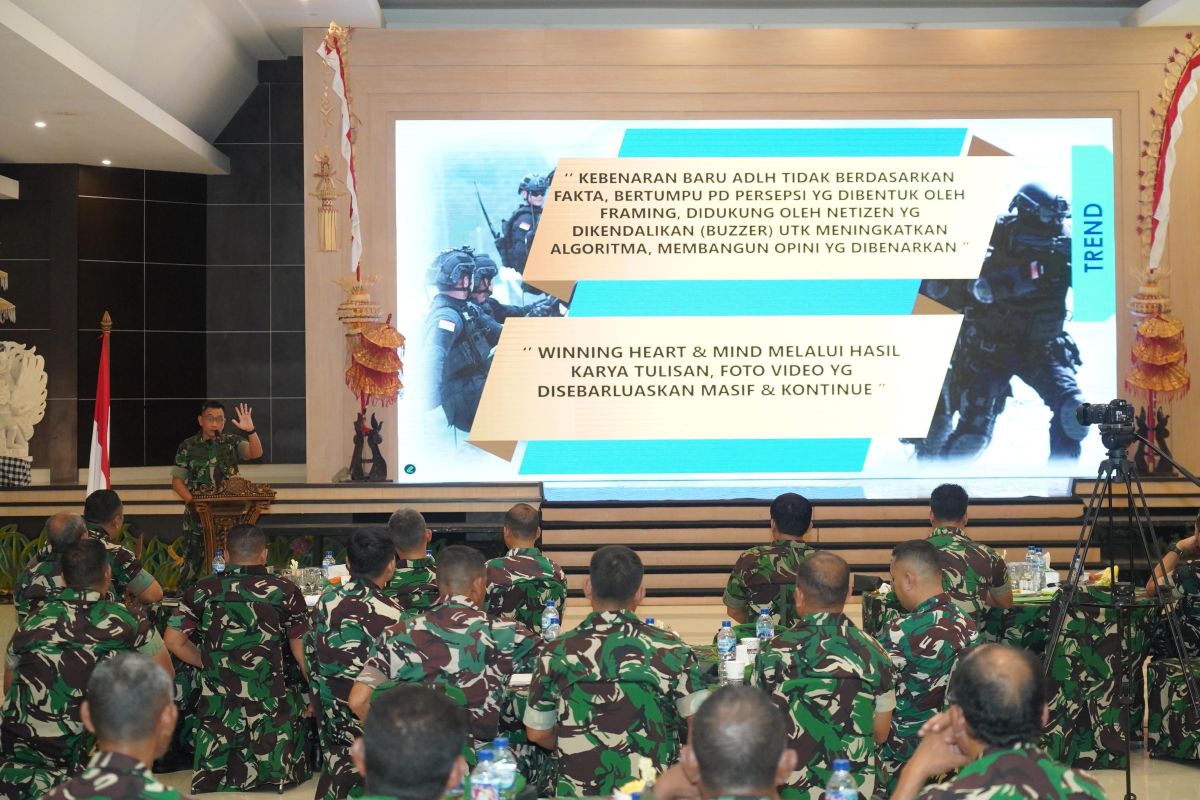 Kapendam Udayana Bali menekankan adaptasi digital tunjang kinerja TNI