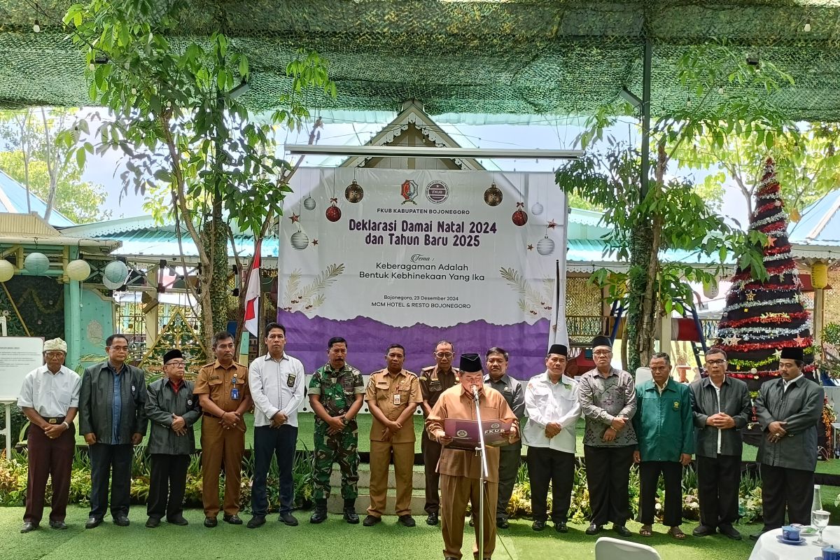 FKUB Bojonegoro jaga kerukunan umat lewat Deklarasi Damai Natal 2024