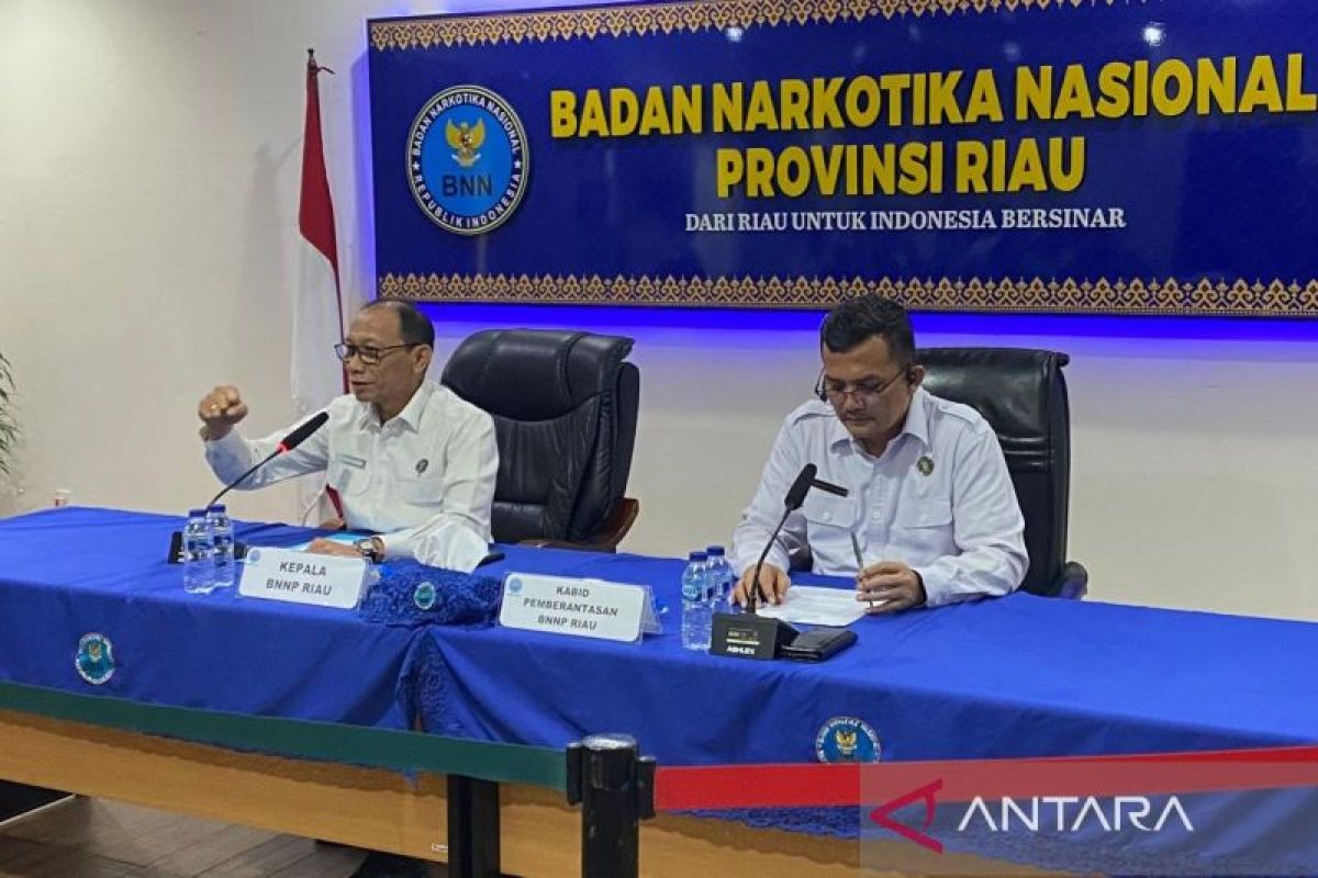 31 kg sabu serta 86 ribu pil ekstasi diamankan BNNP Riau sepanjang 2024