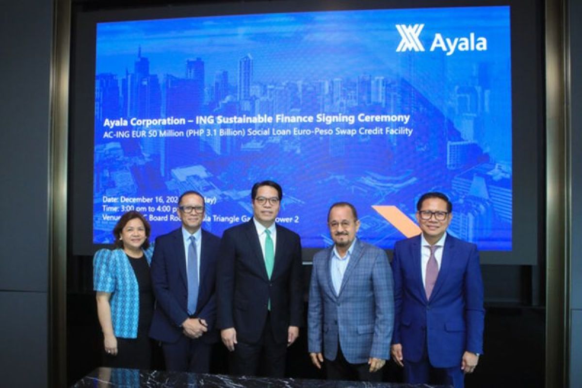 Ayala Corporation partners with ING to secure sustainable finance €50 million