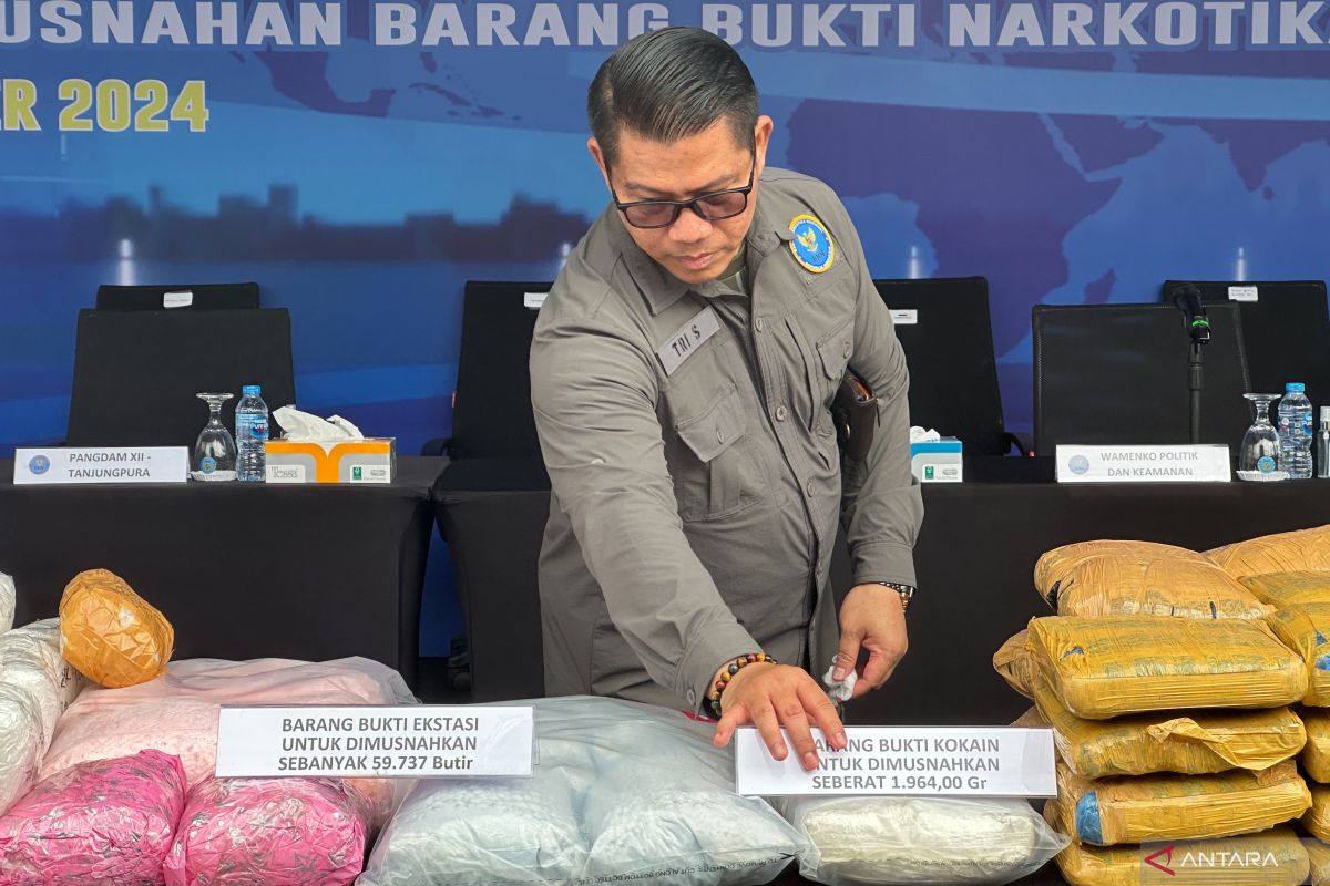 BNN RI musnahkan ratusan kilogram narkotika jelang libur Nataru