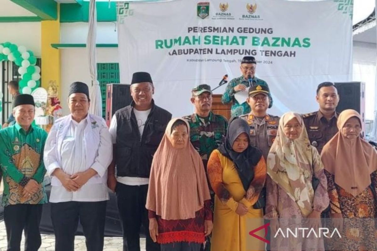 Baznas resmikan fasilitas kesehatan gratis untuk mustahik di Lampung