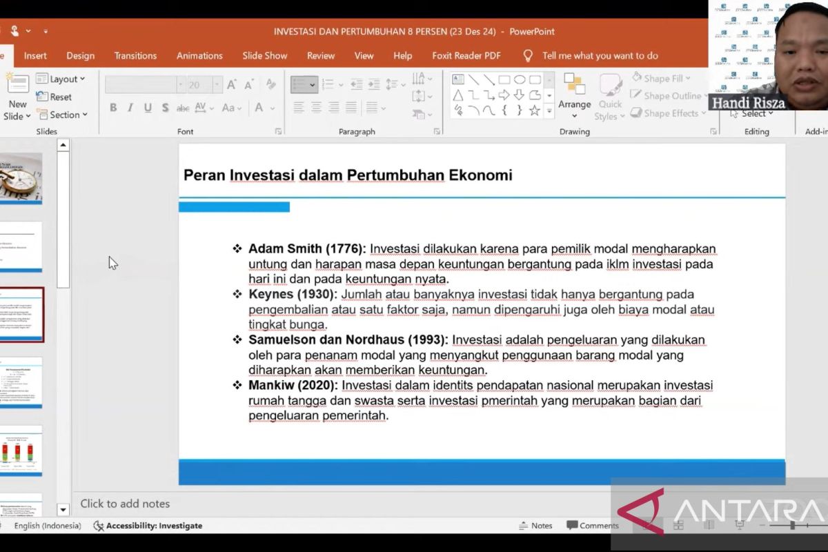 Kejar ekonomi 8 persen, RI butuh investasi Rp13.528 triliun