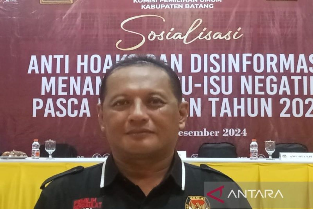 KPU Batang-Jateng tangkal isu hoaks  pasca-Pilkada 2024