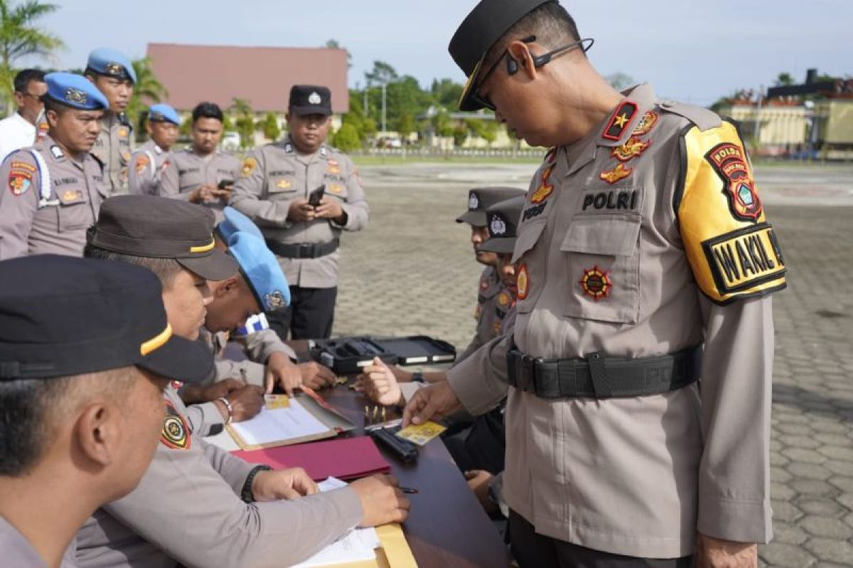 Polda Papua Barat lakukan pengecekan kelayakan senpi personel