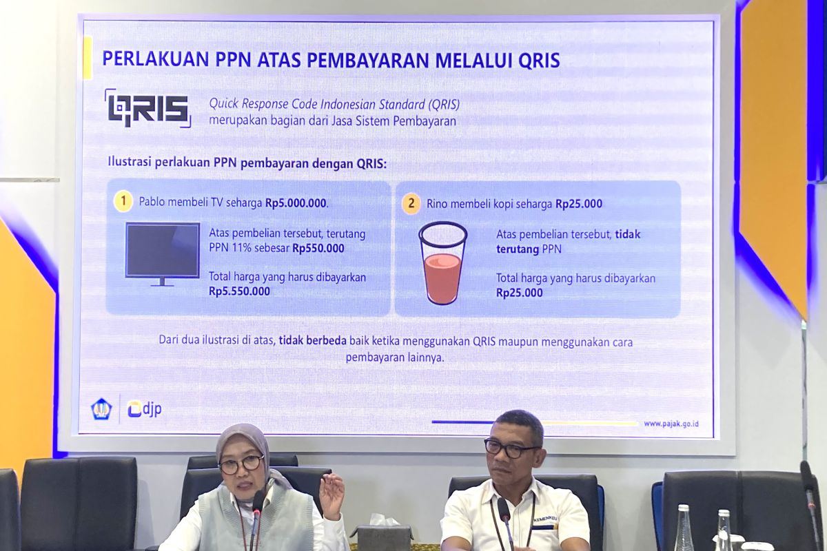 Kemenkeu tegaskan PPN pada transaksi QRIS tidak dibebankan ke konsumen