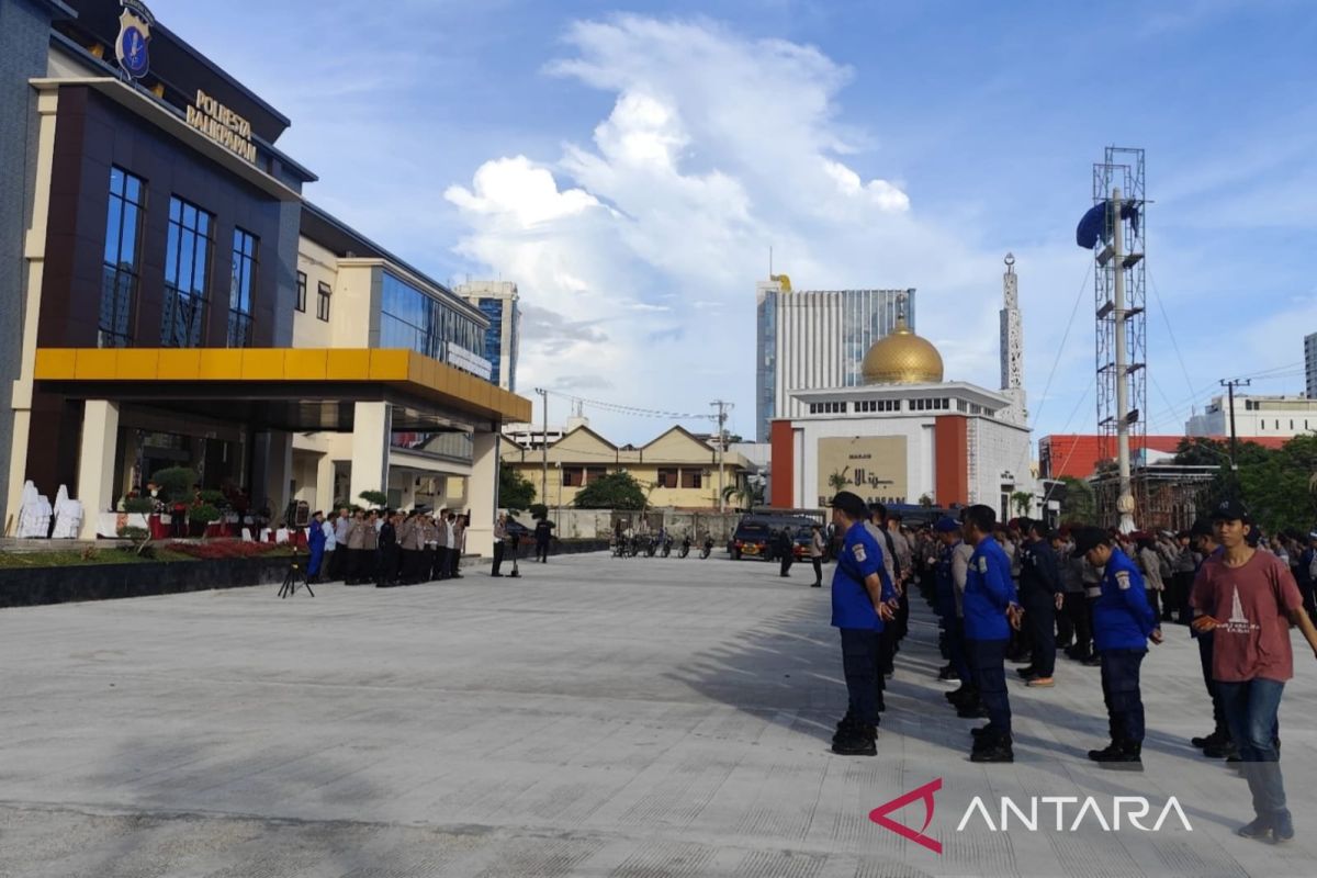 Pengamanan Gereja di Balikpapan terbagi menjadi tiga ring