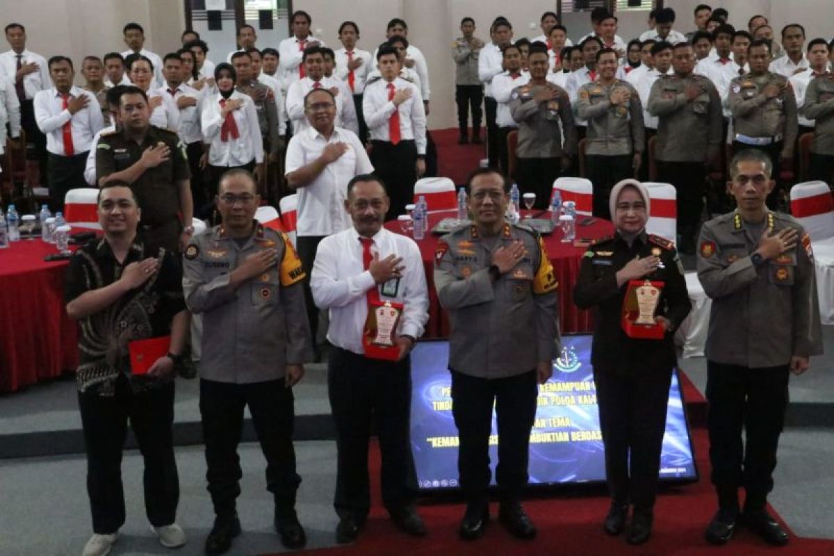 Kapolda Kaltara Membuka Pelatihan Peningkatan Kemampuan Penyidikan Tindak Pidana Bagi Penyidik