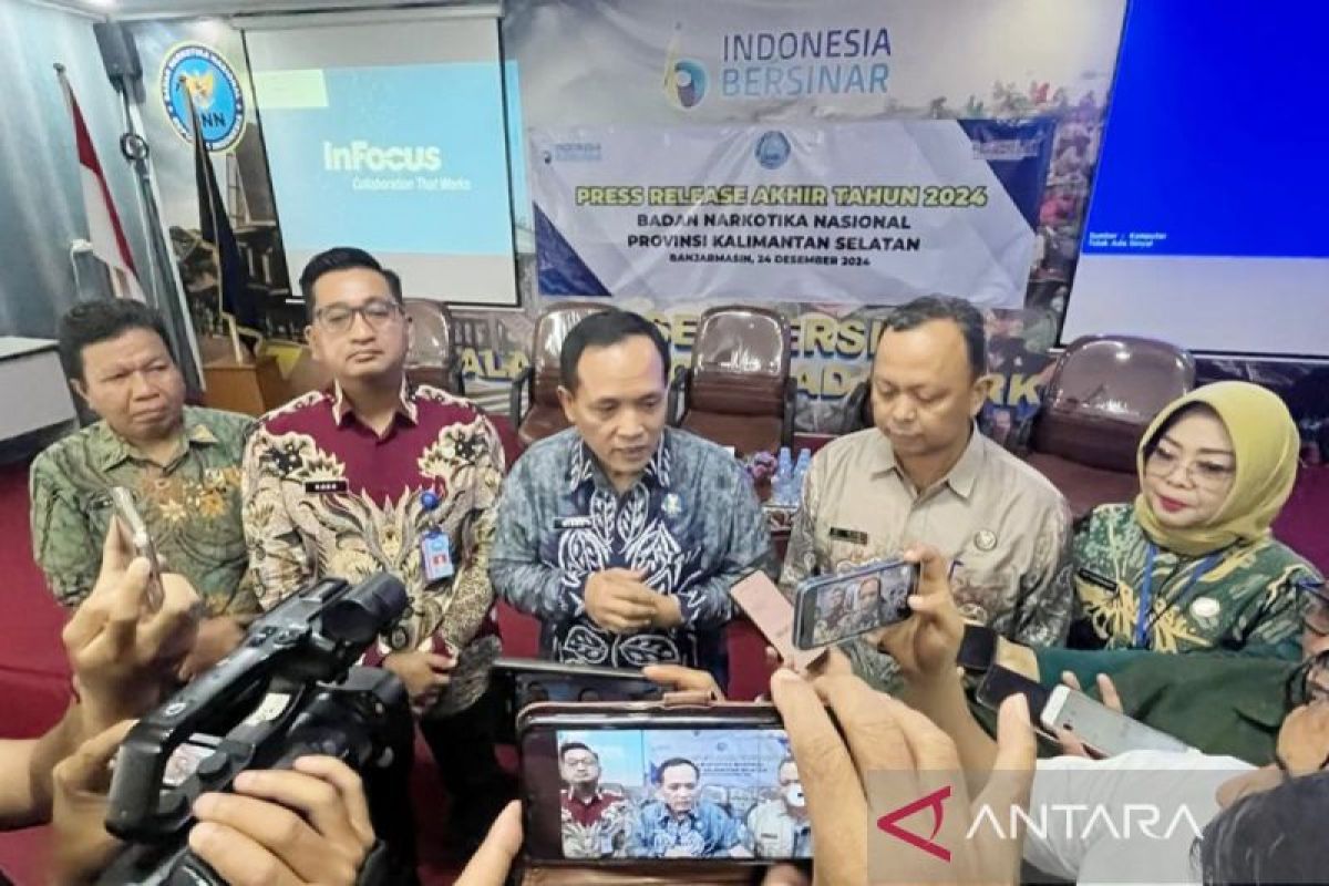 136 pecandu narkotika di Kalsel sembuh pada 2024