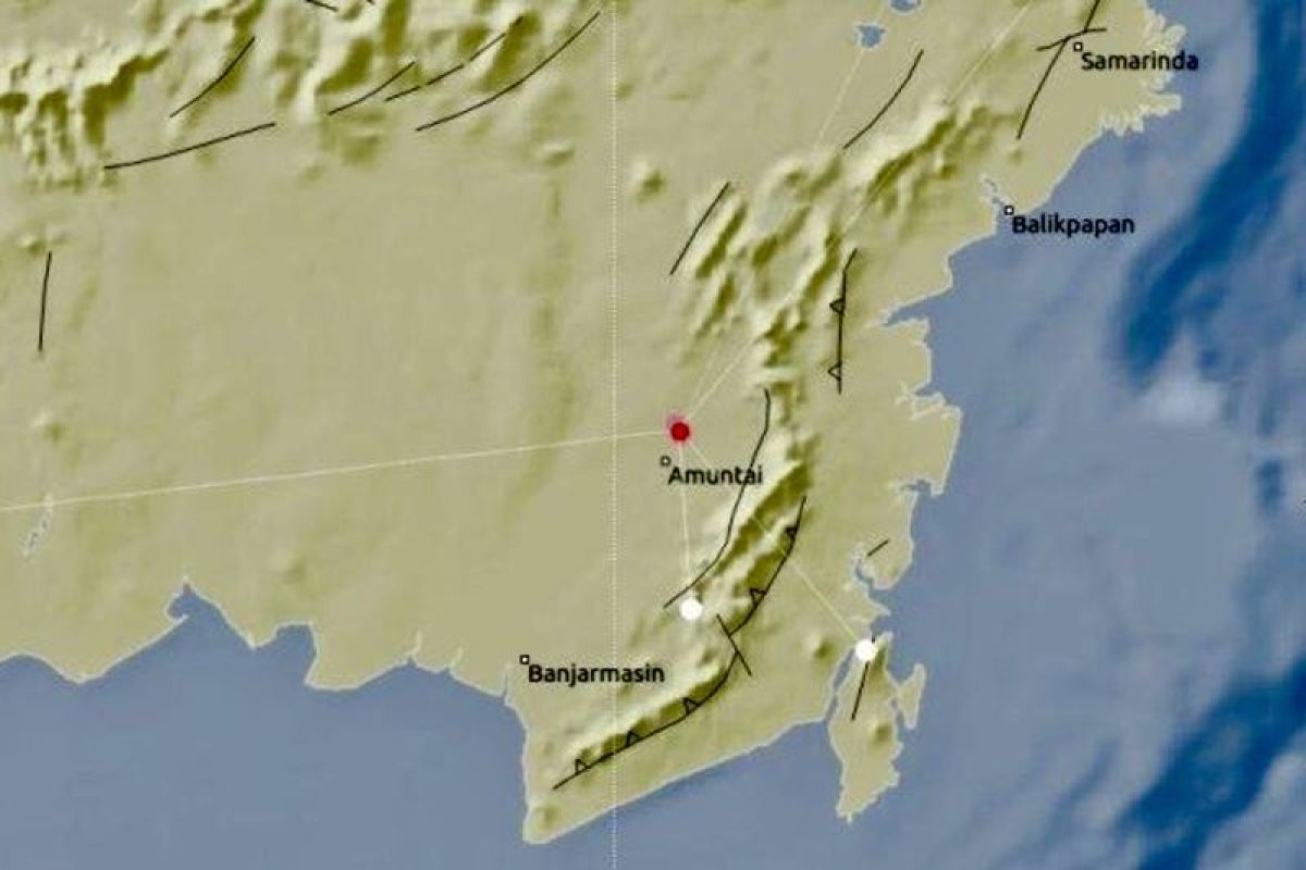 Gempa dangkal MAG 2,3 guncang Hulu Sungai Utara