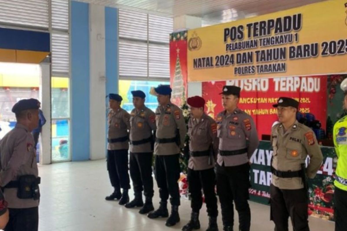 Polda Kaltara Patroli Dialogis dalam Rangka OPS Lilin Kayan 2024 di Pelabuhan Tengkayu 1 Tarakan